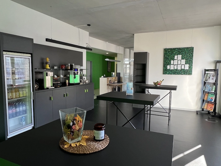 Pausenverpflegung beim IT-Training in der Cafeteria